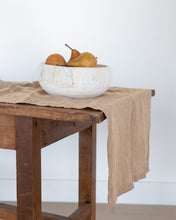 Load image into Gallery viewer, Whitewashed Wooden Bowl