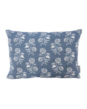 Load image into Gallery viewer, Camille Navy Floral Pillow Cover
