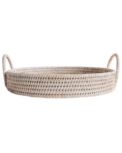 Load image into Gallery viewer, Rattan Round Trays (Set of 2)

