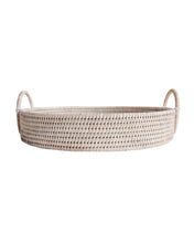 Load image into Gallery viewer, Rattan Round Trays (Set of 2)
