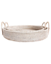 Load image into Gallery viewer, Rattan Round Trays (Set of 2)
