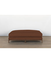 Load image into Gallery viewer, Morrison Wood Base Large Ottoman
