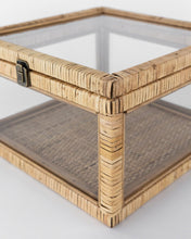 Load image into Gallery viewer, Rattan &amp; Glass Box

