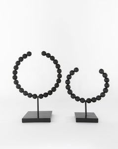 Wooden Semi-Circle Object