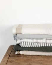 Load image into Gallery viewer, Pearl Gray Linen Hand Towel
